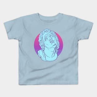 vaporwave statue Kids T-Shirt